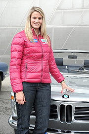 Olympia Goldmedaillistin Natalie Geisenberger nahm Teil an der 4. Arabella Classics Rout 2014 (©Foto: BMW AG)